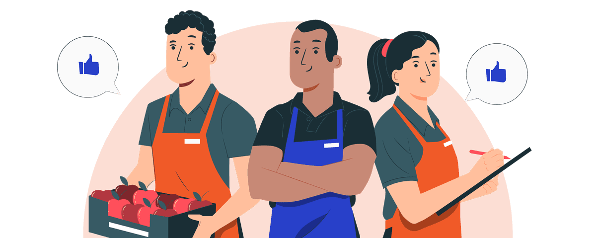 งานห้างสรรพสินค้า สาขาและหน้าร้าน